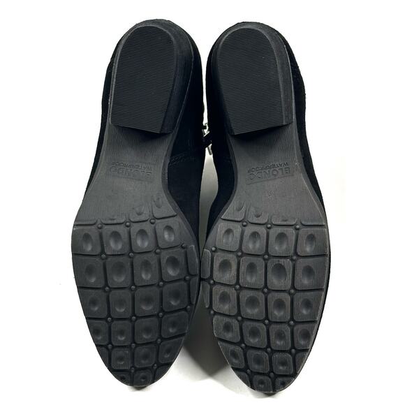 Blondo Victory Womens Black Suede Waterproof Ankle Boot Bootie Size 7M New $150 - Picture 12 of 12